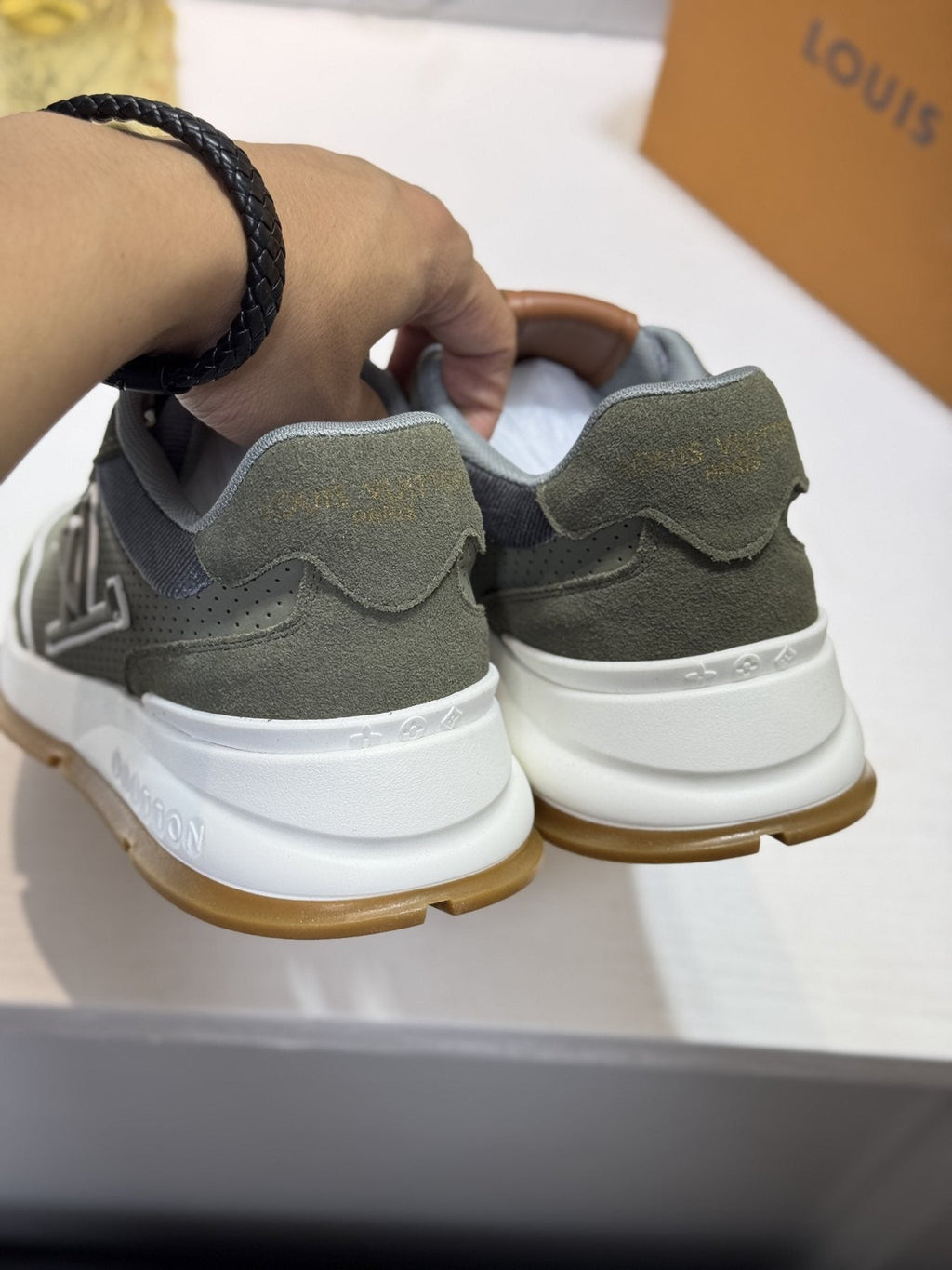 Louis Vuitton LV-Detail Low-Top Sneakers — back
