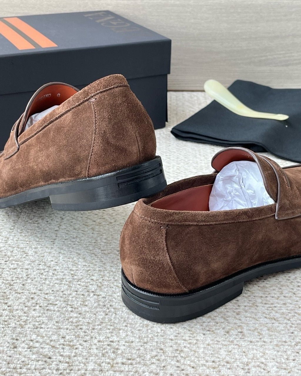 Zegna Penny Loafers — back